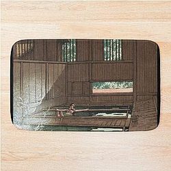 Hoshi Hotsprings in Joshu by Kawase Hasui Bath Mats