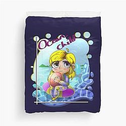 Hoshi The Ocean Child Duvet Cover