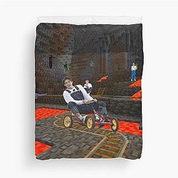 Wonwoo and Hoshi's Cave Escape Duvet Cover
