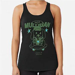 Hot Mulligan Merch S8 Dog Shirt Racerback Tank Top