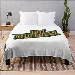 Hot Mulligan Golf Sticker Throw Blanket