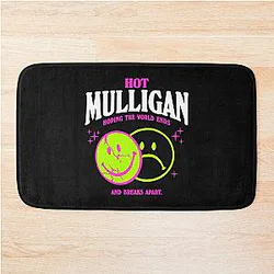 Hot Mulligan Merch Smile Shirt Bath Mat