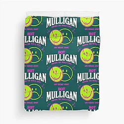 Hot Mulligan Merchandise Shirt Duvet Cover
