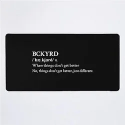 Hot Mulligan Midwest Emo Music Band Black Desk Mat