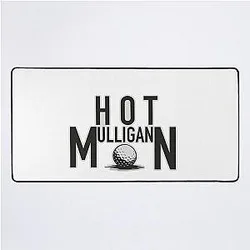 Hot Mulligan Golf Sticker Desk Mat