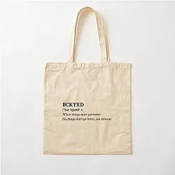 Hot Mulligan Aesthetic Indie Music Band Lyrics Black Cotton Tote Bag