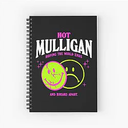Hot Mulligan Merch Smile Spiral Notebook