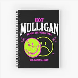Hot Mulligan Merch Spiral Notebook