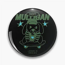 Hot Mulligan Merch Dog Shirt Pin