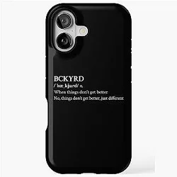 Hot Mulligan Aesthetic Indie Music Band Midwest Emo Black iPhone Tough Case