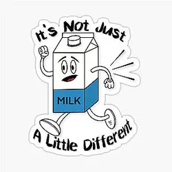 Milky Boi - Transparent Hot Mulligan Sticker