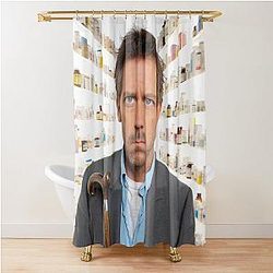 House MD Medicine Poster Shower Curtain
