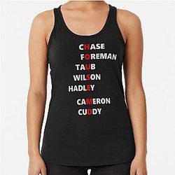 House MD Black Racerback Tank