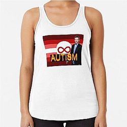 Evil Autism Gregory House MD Racerback Tank Top