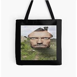 House MD Brain Rot All Over Print Tote Bag