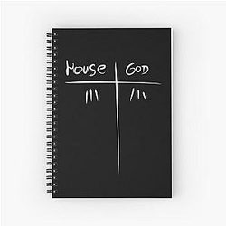 House MD vs God Spiral Notebook