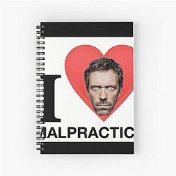House MD Merch Spiral Notebook
