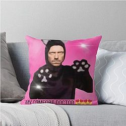 House M.D. Comfort Doctor Meme Throw Pillow