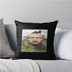 House Brainrot Throw Pillow