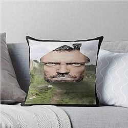 House Md Brainrot Throw Pillow