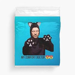 House MD Cat Duvet Cover