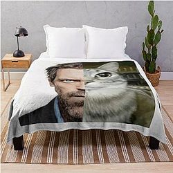 House MD Meme Throw Blanket