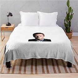 Hugh Laurie House M.D. Throw Blanket