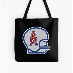 1972 Houston Oilers All Over Print Tote Bag