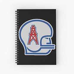 1972 Houston Oilers Spiral Notebook