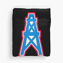 Houston Oilers T Shirt 1980 Houston Oilers Defunct Duvet Cover