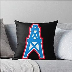 Houston Oilers Throw Pillow1980