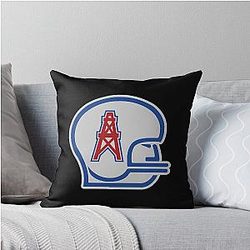 1972 Houston Oilers Throw Pillow