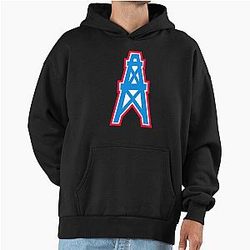Houston Oilers 1980 Defunct Premium Oversized Hoodie
