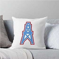 Houston Oilers G200 Icon Throw Pillow