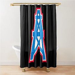 Houston Oilers Shower Curtain 1980
