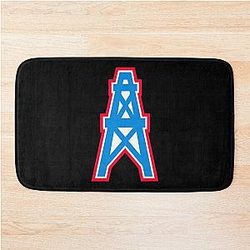 Houston Oilers T-Shirt 1980 Houston Oilers Defunct Bath Mat