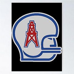 1972 Houston Oilers Poster