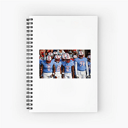 Houston Oilers Merch For Fans Houston Oilers Notebook