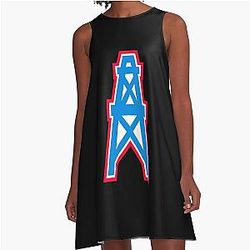 Houston Oilers T-Shirt1980 Houston Oilers A-Line Dress