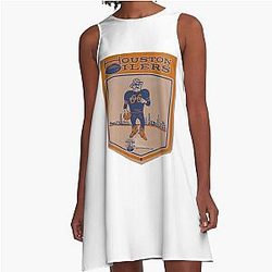 Houston Oilers T-Shirt
Houston Oilers A-Line Dress 
 Houston Oilers