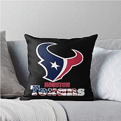 Art Houston Texans Throw Pillow