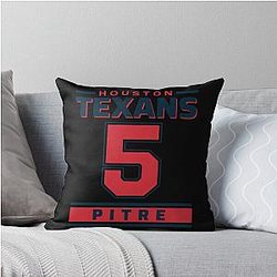 Art Houston Texans Throw Pillow