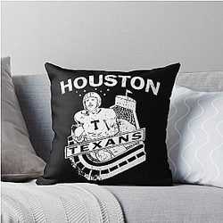 Art Houston Texans Throw Pillow
