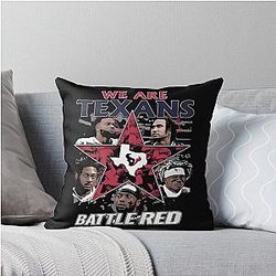 Art Houston Texans Throw Pillow