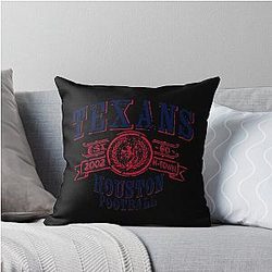 Art Houston Texans Throw Pillow