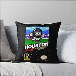 Art Houston Texans Throw Pillow