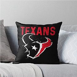 Art Houston Texans Throw Pillow