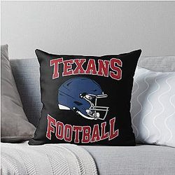 Art Houston Texans Throw Pillow