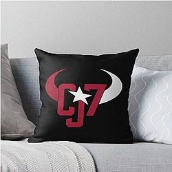 Art for Houston Texans Throw Pillow