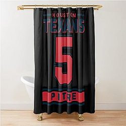 Art Houston Texans Shower Curtain